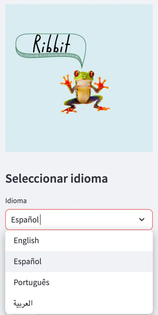 Elige tu idioma